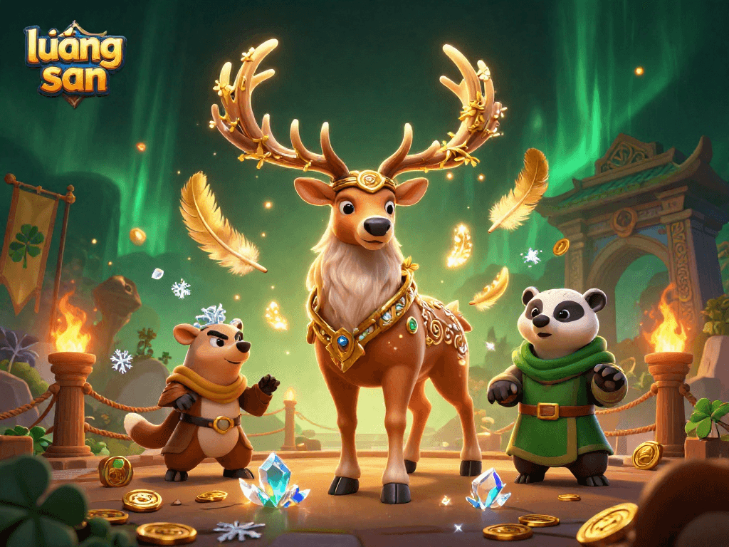 Engage in thrilling gambling with lương sơn featuring epic characters and vibrant casino elements.