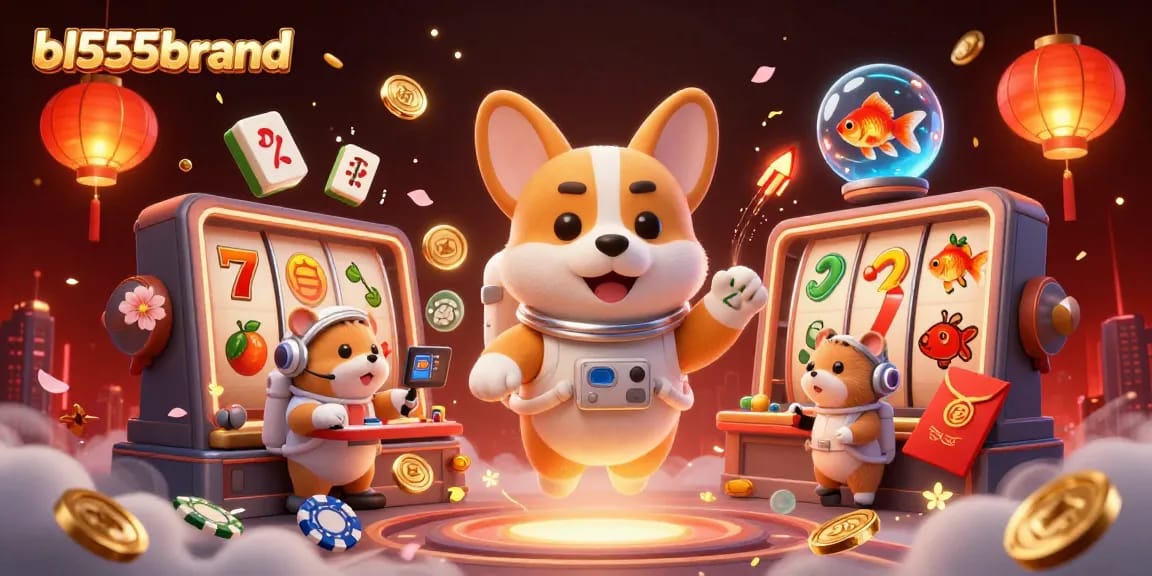 Experience thrilling gaming action with bl555brand at a vibrant cosmic casino.
