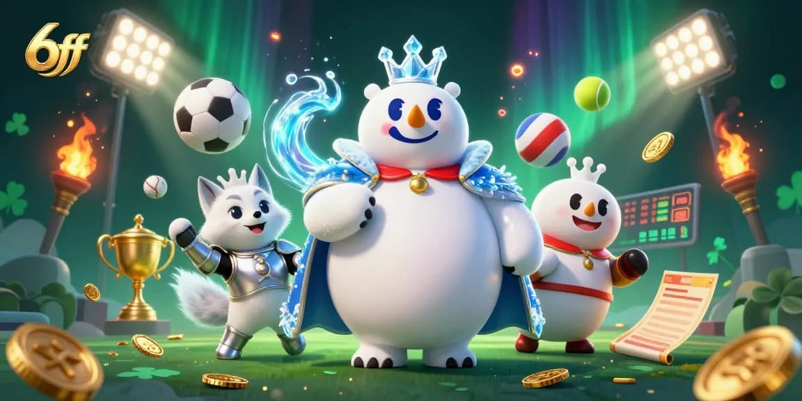 Engage with thrilling sports action at 6ff with dynamic characters and lively game elements.