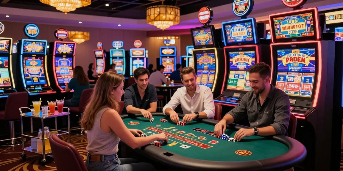 Experience the excitement of https://troyuk.co.uk with players at vibrant credit card casinos, showcasing games and lively atmosphere.