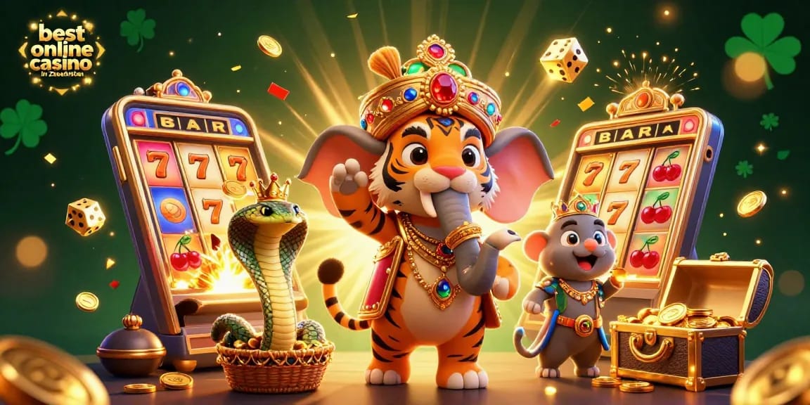 Play at the best online casino in Uzbekistan with exciting 3D casino action featuring rich, vibrant elements.