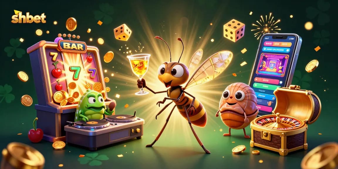 Experience the thrilling world of shbet with a dynamic casino scene showcasing vibrant characters and jackpot excitement.