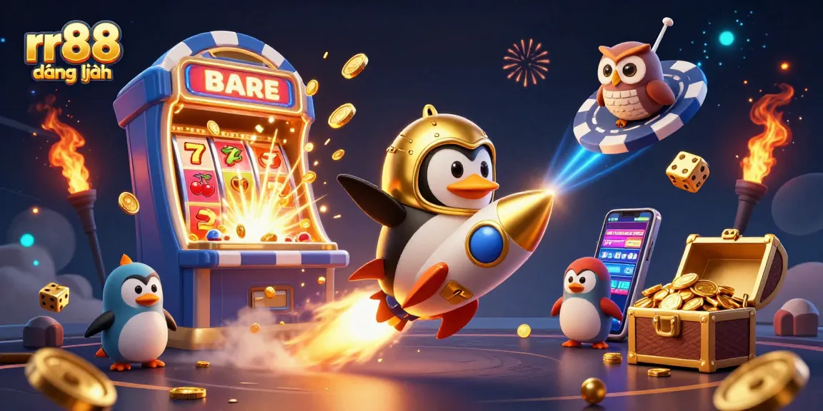 Experience safe online gambling with rr88 đăng nhập in a vibrant casino-themed scene.