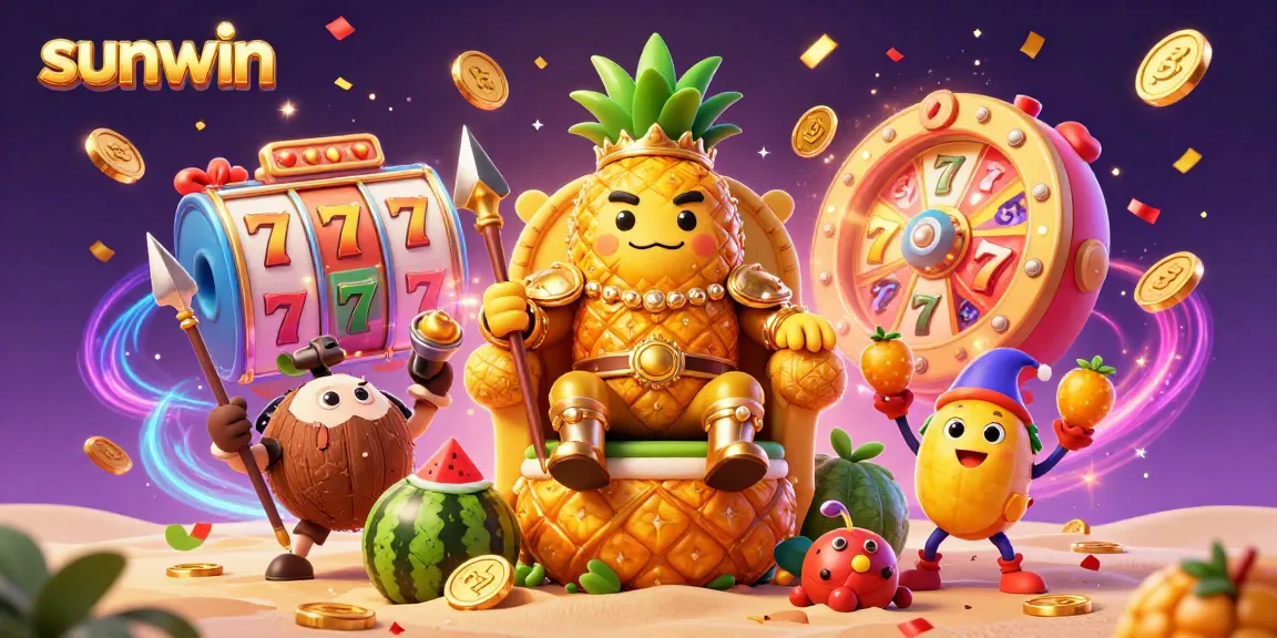 Join the fun at sunwin casino with a vibrant carnival scene featuring immersive slot game elements.