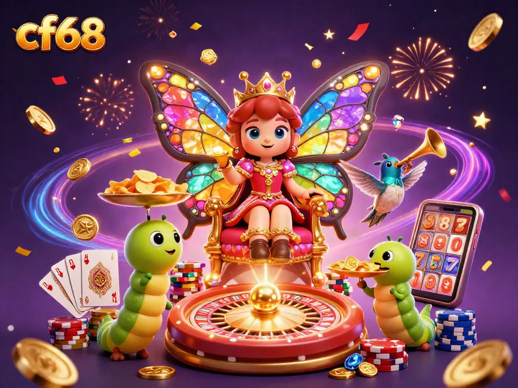 Engage in thrilling casino adventures with cf68, featuring vibrant characters and dynamic gaming elements.