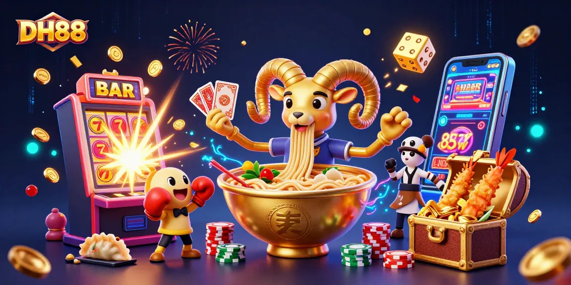 Experience thrilling gaming with DH88's vibrant casino scene full of excitement and winning potential.