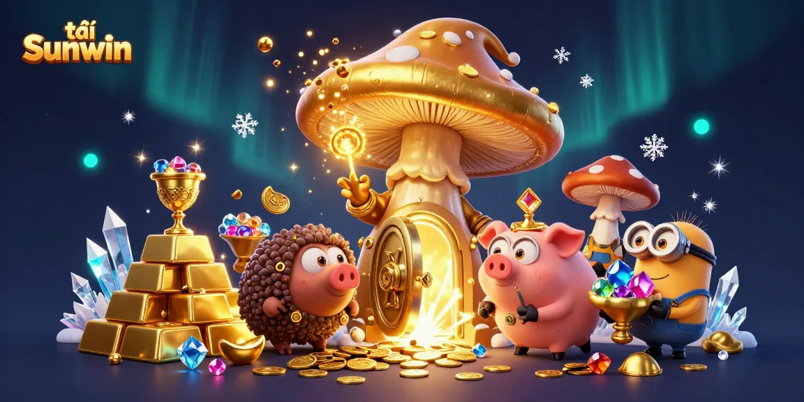 Play with the magic of gold in tải Sunwin with a golden wizard and gemstones!